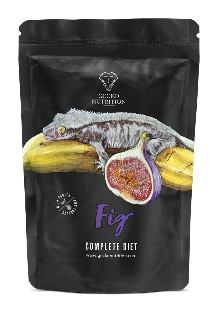 Hrana sub forma de pudra pentru gecko, Gecko Nutrition, aroma smochine, plic resigilabil, 50 g