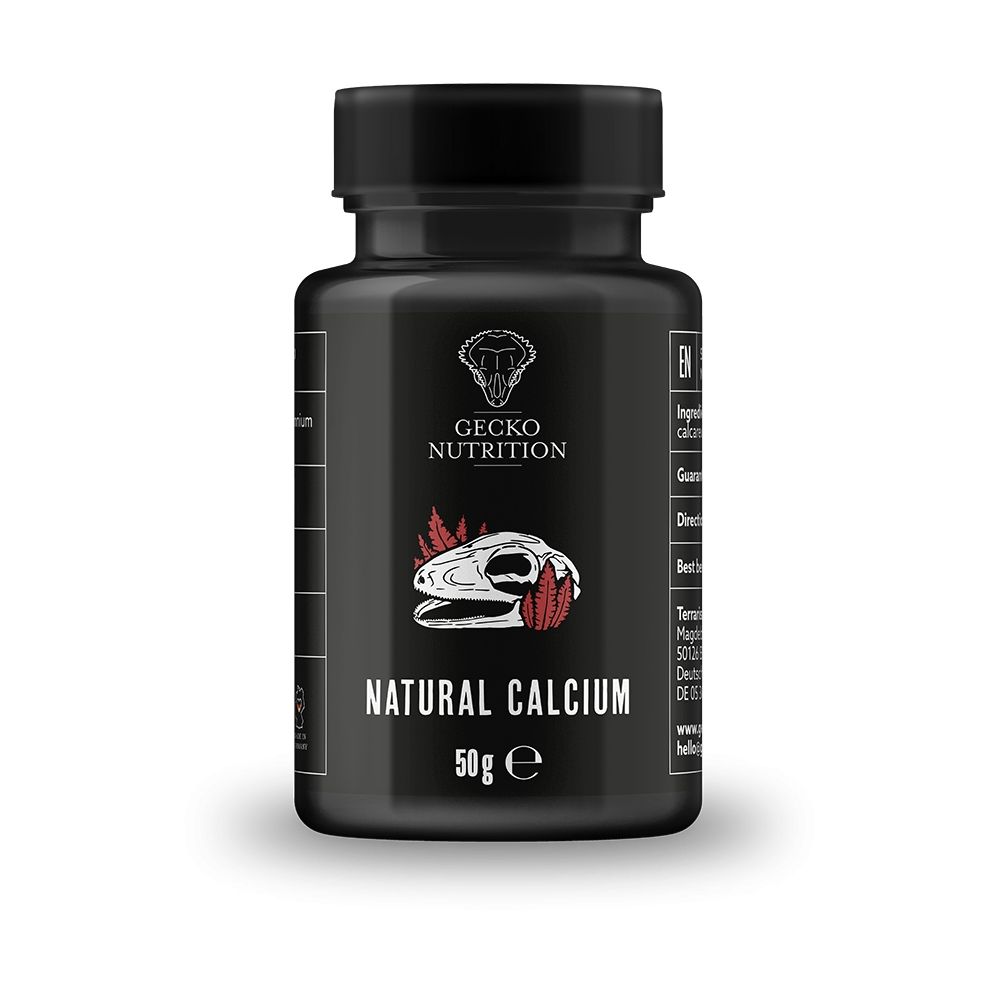 Calciu natural pentru reptile, Gecko Nutrition Natural Calcium, 50 g
