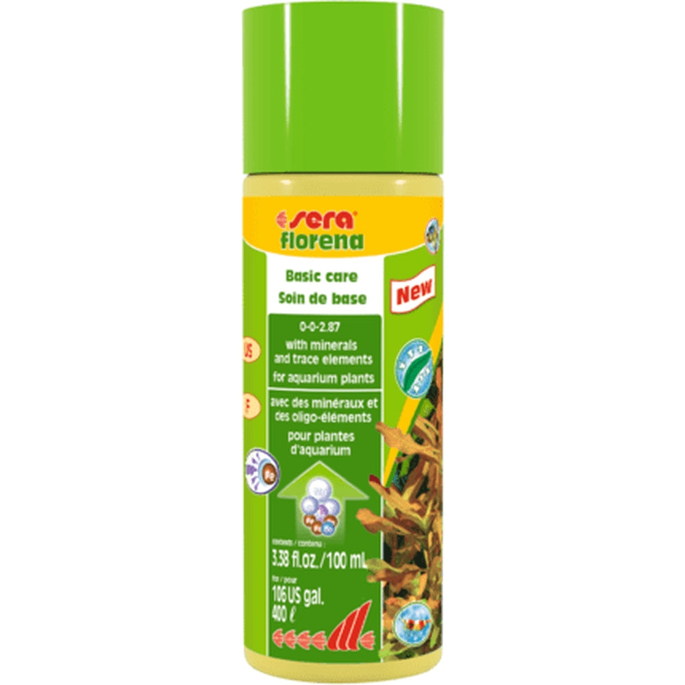 Îngrășământ lichid pentru plantele de acvariu, Sera Florena - 100ml