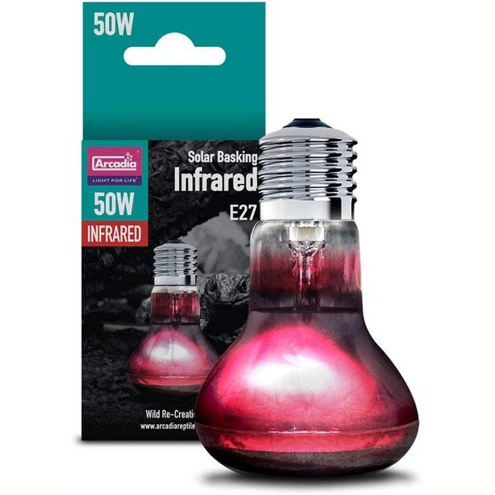 Bec pentru terariu cu infrarosu, Arcadia Basking Infrared, 50W