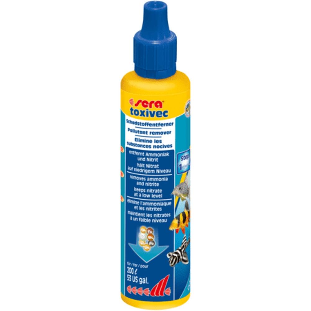 Solutie de neutralizare a poluantilor, Sera Toxivec, 100 ml
