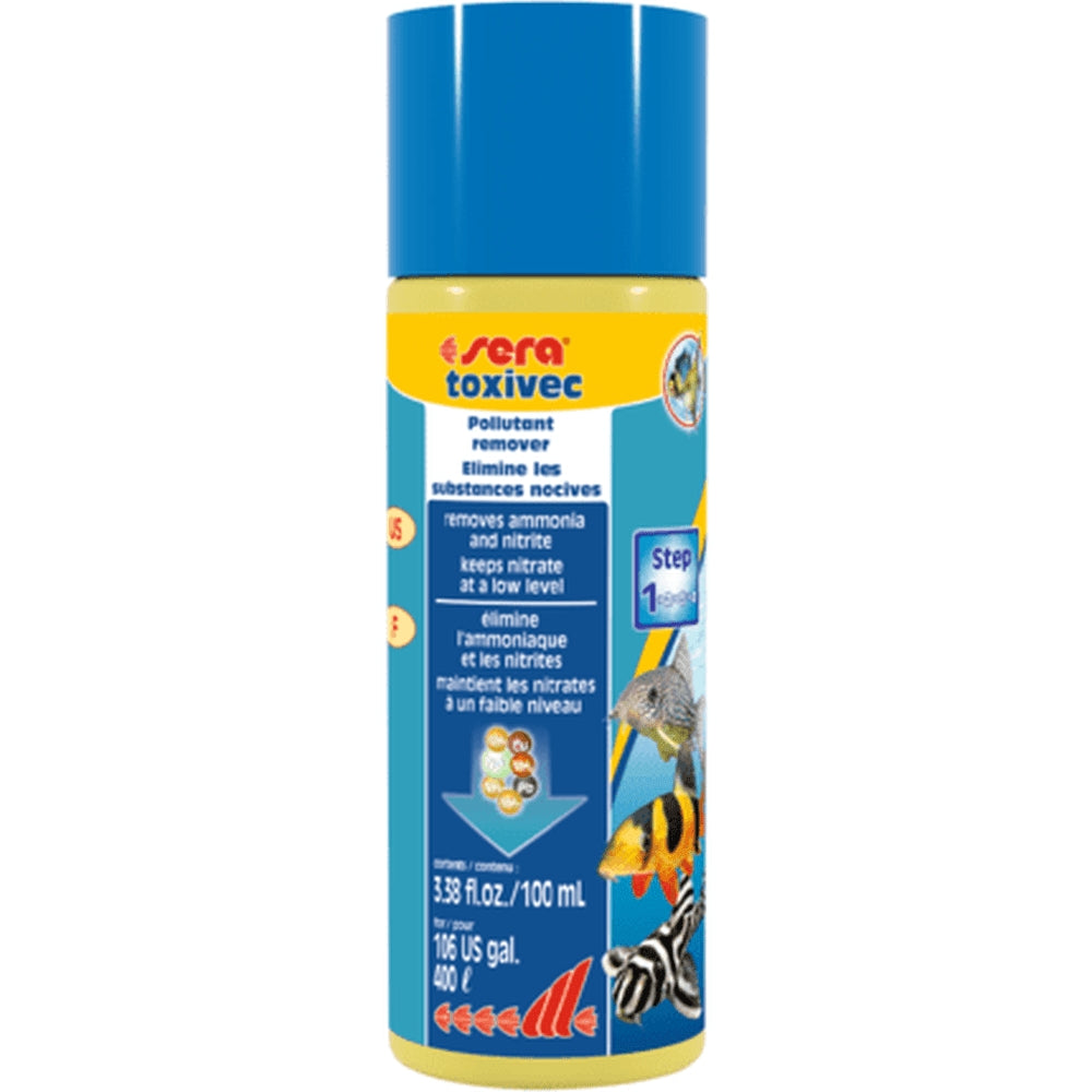 Solutie de neutralizare a poluantilor, Sera Toxivec, 100 ml