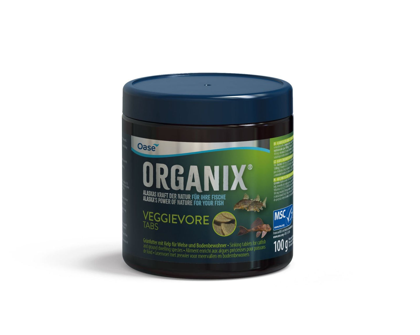 Hrana sub forma de tablete pentru pesti, ORGANIX Veggie Tabs 250 ml, 100 g