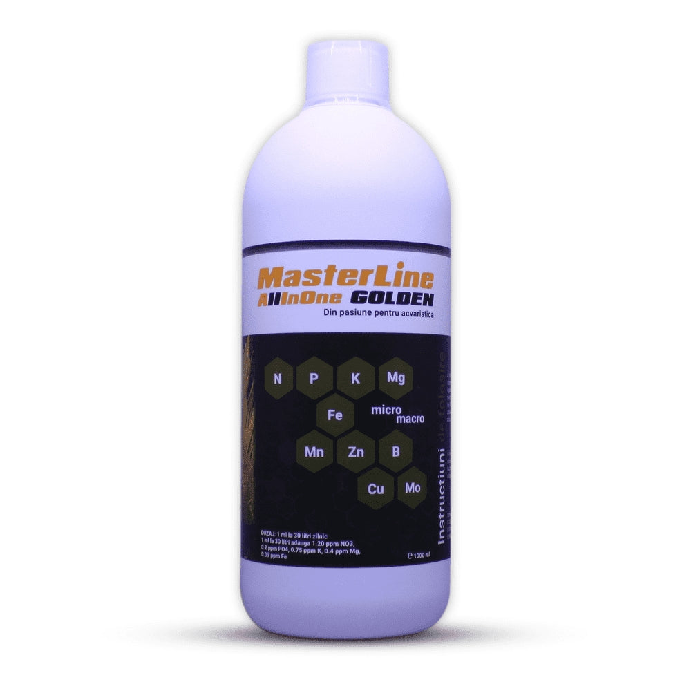 Műtrágya vízinövényeknek, MasterLine All In One Golden, 1000 ml