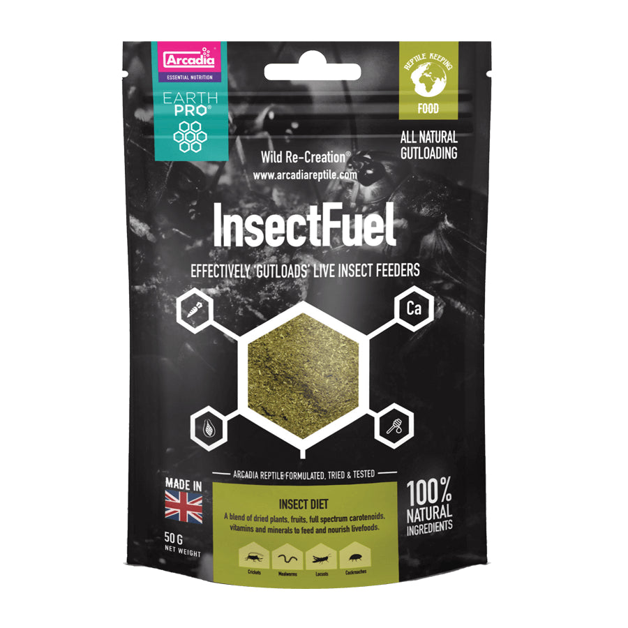 Rovareledel, Arcadia EarthPro InsectFuel, 50 g