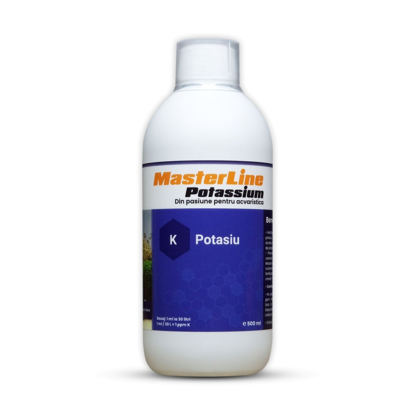 Műtrágya vízinövények számára, MasterLine Potassium 500 ml