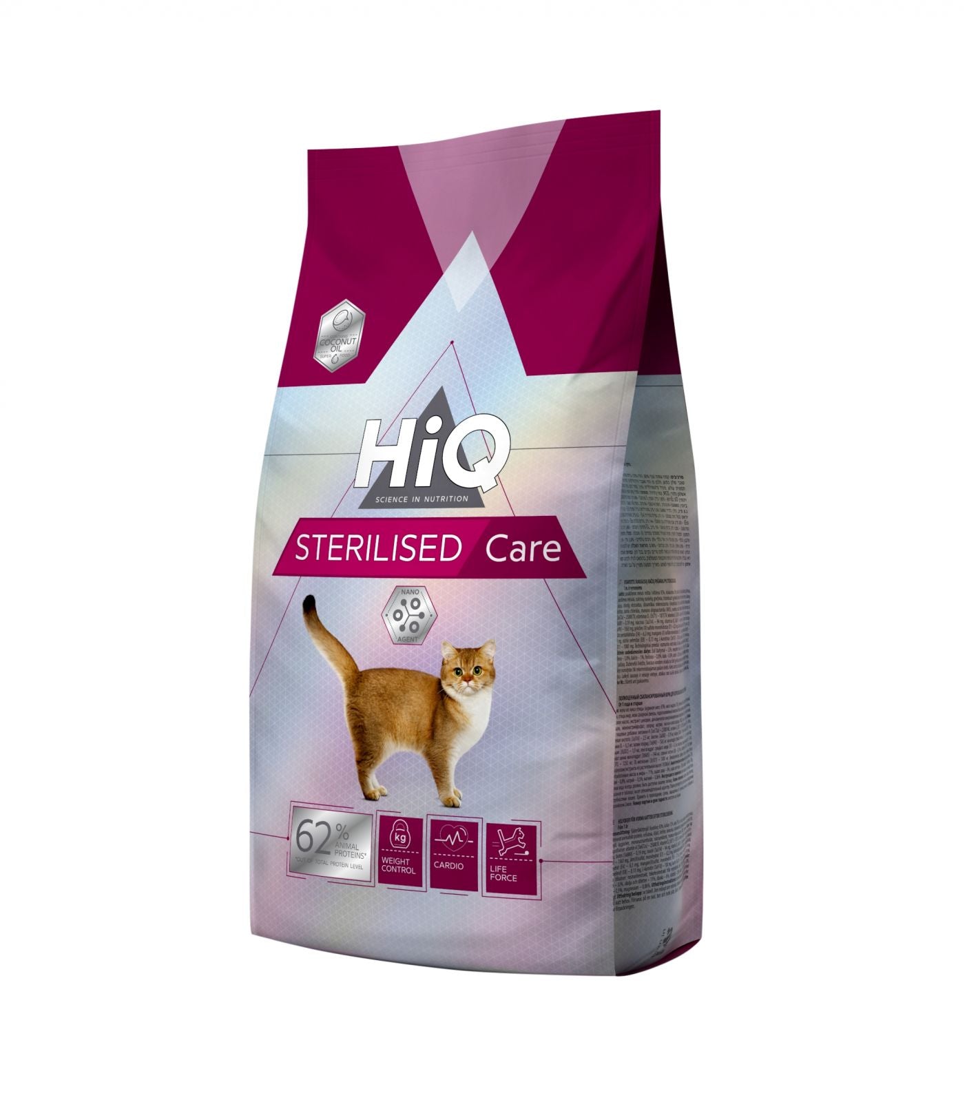 Baromfi alapú szárazeledel sterilizált felnőtt macskáknak, HiQ Sterilized Care, 1,8 kg