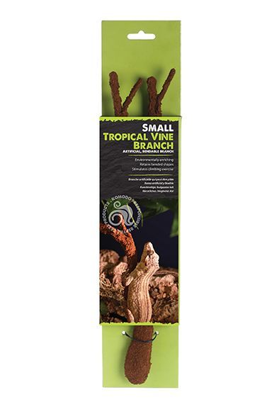 Kókuszszálas terrárium dekoráció, Komodo Natural Tropical Vine Branch, L