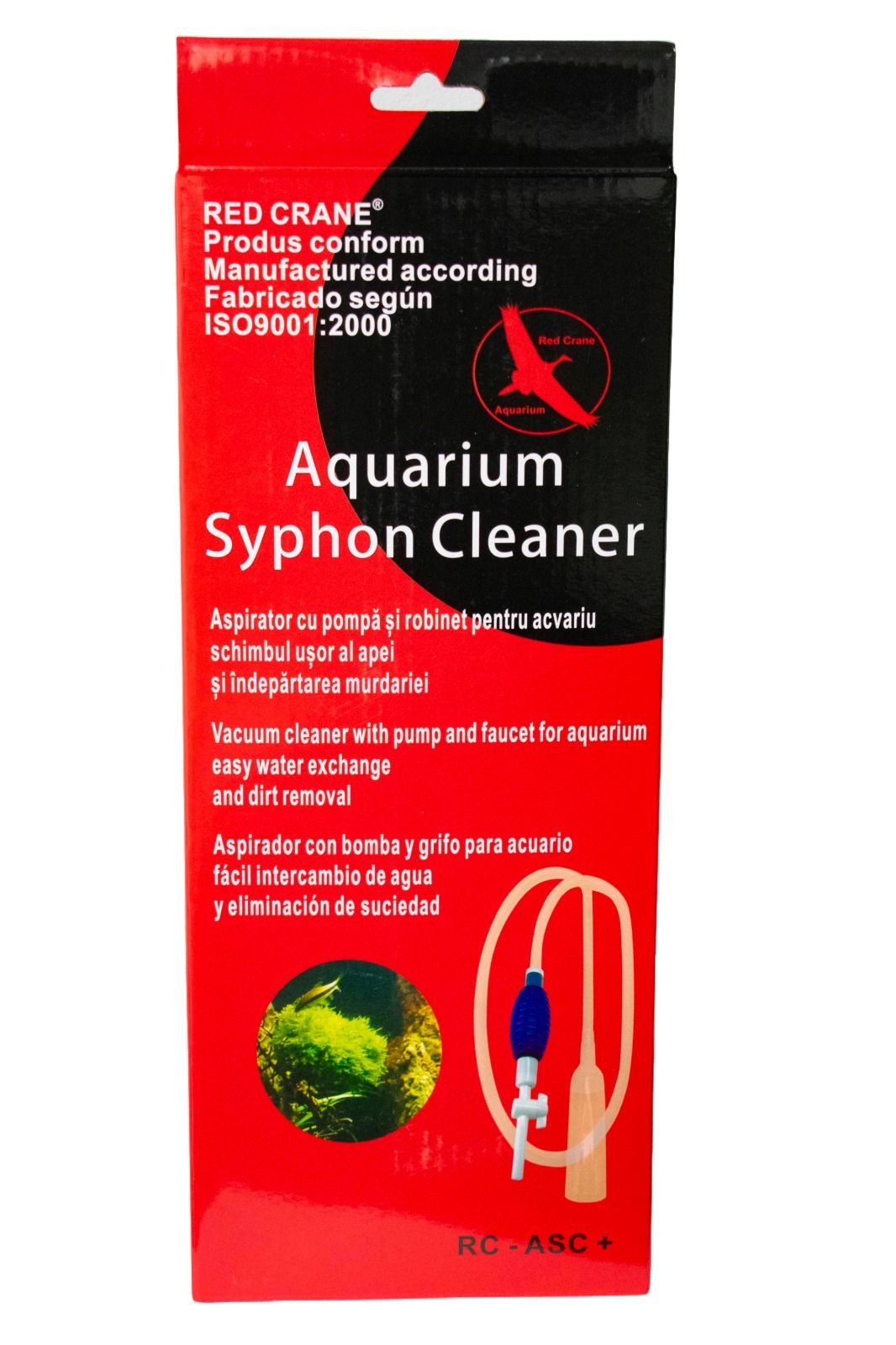 Aspirator de substrat cu pompa si robinet, Red Crane Syphon Cleaner