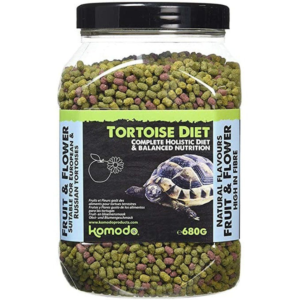 Tápláló eledel pellet formájában teknősöknek, Komodo gyümölcs- és virágos teknősdiéta, 170g