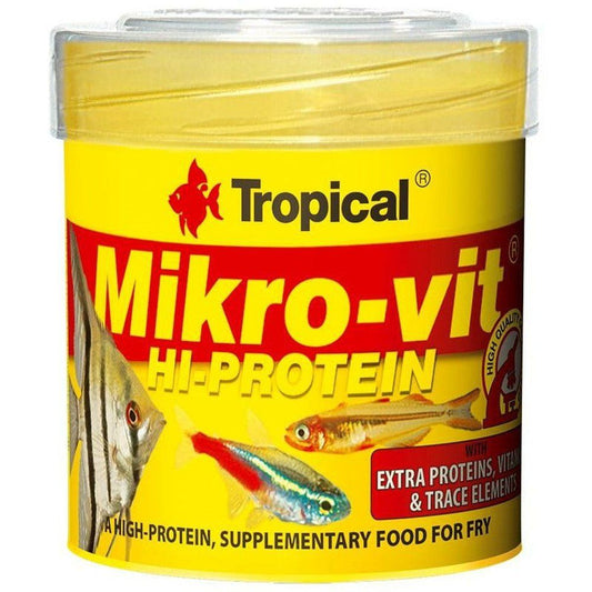 Tropical Mikrovit Hi-Protein magas fehérjetartalmú haltáp, 32g