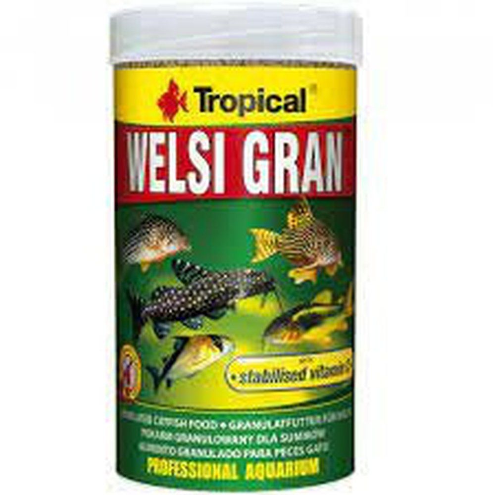 Táplálék fenéken táplálkozó halaknak, Tropical Welsi Gran, 100ml / 65g