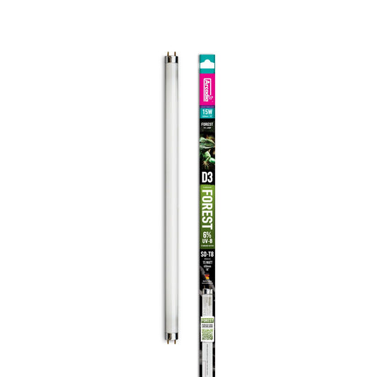 Neon terrárium, Arcadia D3 T8 6% UVB hüllőlámpa erdő, 6% UVB 45 cm 15W