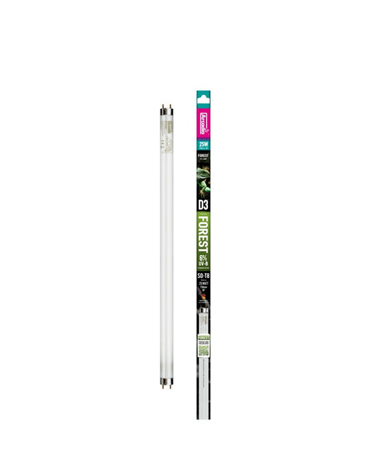 Neon terrárium, Arcadia D3 T8 6% UVB hüllőlámpa erdő, 6% UVB 75 cm 25W