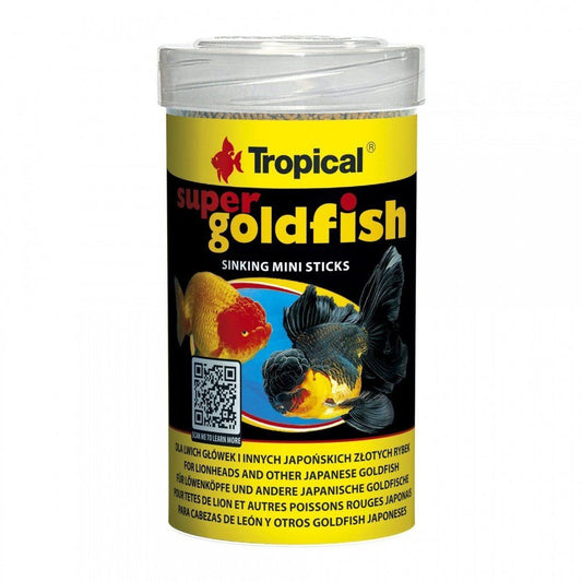 Táp aranyhalaknak, Tropical super goldfish mini rudak, 250ml/150g 