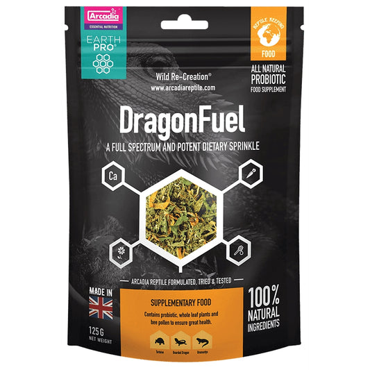 Hrană pentru Reptile Arcadia EarthPro DragonFuel, pungă resigilabilă, 125g