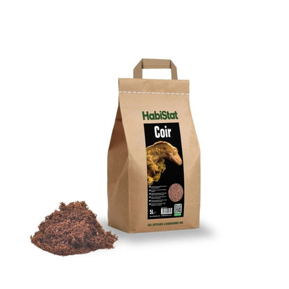 Substrat din scoarta de nuca de cocos, HabiStat Coir Substrate, 5 litri
