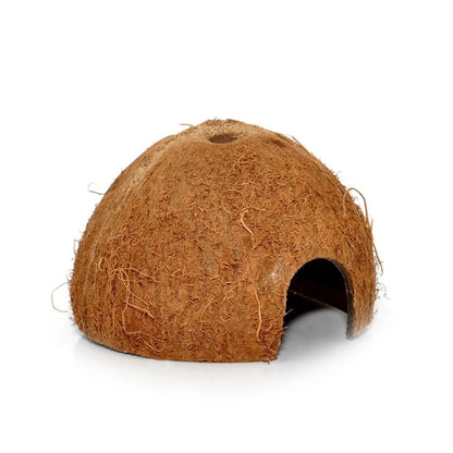 Ascunzatoare sub forma de nuca de cocos pentru terariu, HabiStat Coconut Cave