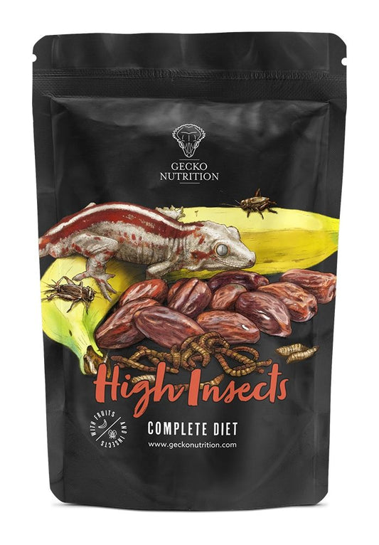 Hrana sub forma de pudra pentru gecko, Gecko Nutrition, aroma  insecte, plic resigilabil, 50 g