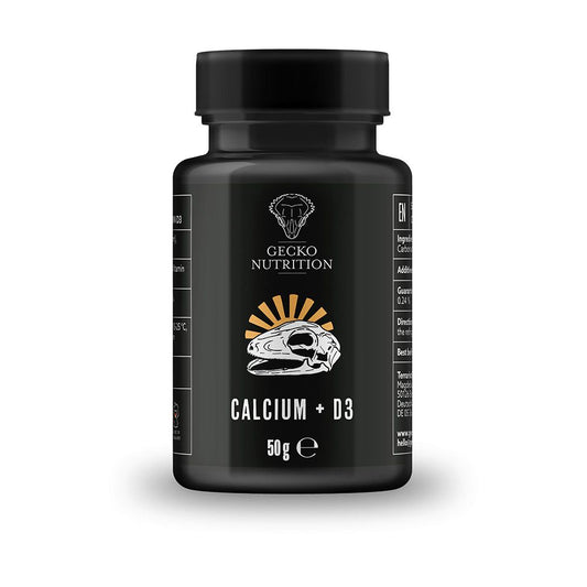 Calciu pentru reptile D3+, Gecko nutrition, calcium + D3, 50 g