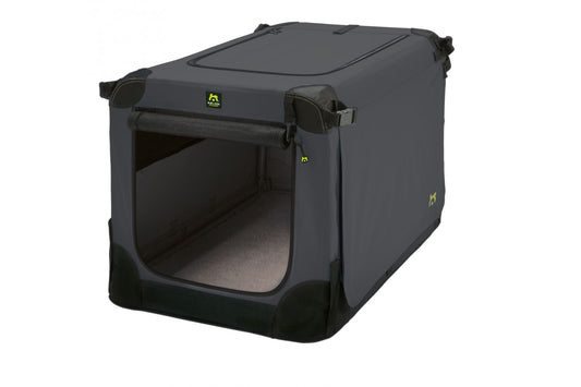 Cusca gri inchis de transport caini si pisici, Soft Kennel, 120 anthracite, 120 x 77 x 86 cm