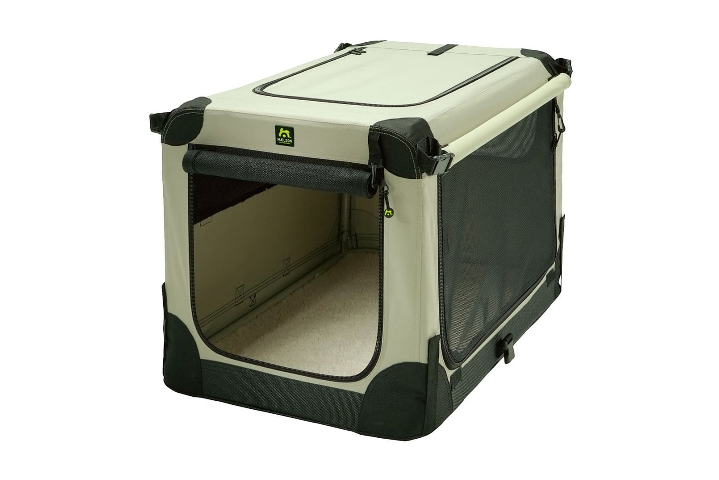 Cusca gri deschis de transport caini si pisici, Soft Kennel, 105 tan, 105 x 72 x 81 cm