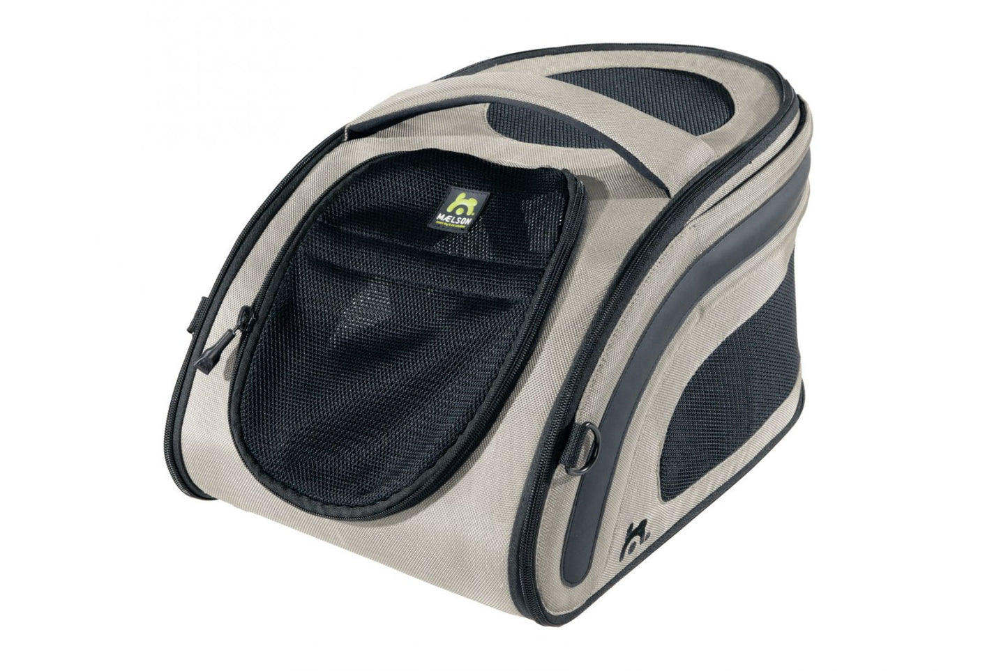 Cusca auto gri deschis pliabila de transport caini si pisici, Snuggle Kennel, 48 tan, 48 x 28 x 25 cm