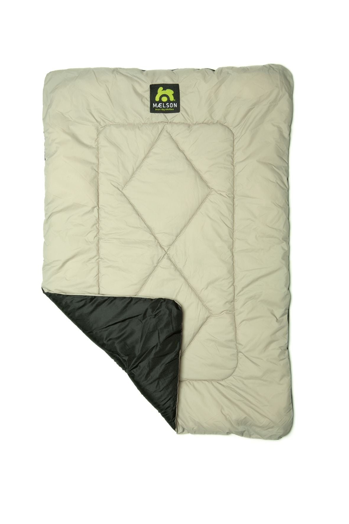 Patura de calatorie negru cu bej pentru caini si pisici, Cosy Roll 100 black/beige, 100 x 65 cm