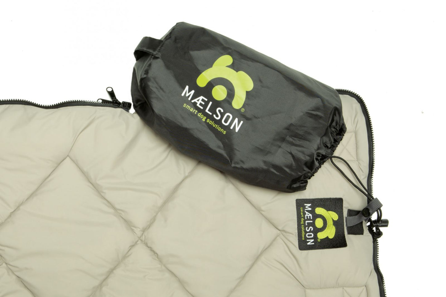 Patura de calatorie negru cu bej pentru caini si pisici, Cosy Roll 80 black/beige, 80 x 45 cm