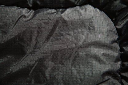 Patura de calatorie negru cu bej pentru caini si pisici, Cosy Roll 80 black/beige, 80 x 45 cm