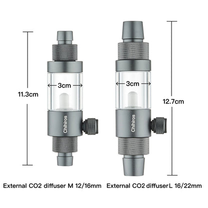 Difuzor CO2 pentru Acvarii, Chihiros External CO2 Diffuser, L 16/22 mm