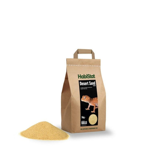 Substrat galben pentru specii de reptile desertice, HabiStat Desert Sand Yellow, 5 kg