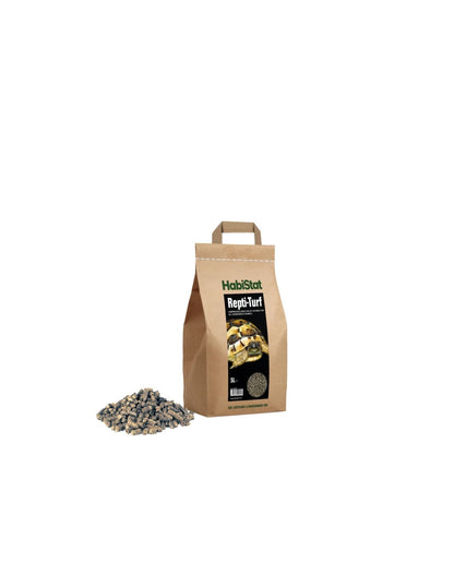 Substrat pentru reptile ierbivore din ierburi uscate, HabiStat Repti Turf, 5 litri