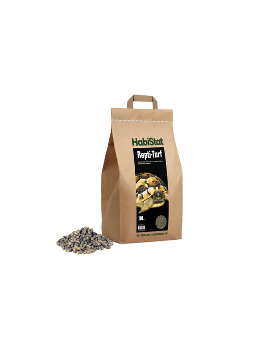 Substrat pentru reptile ierbivore din ierburi uscate, HabiStat Repti Turf, 10 litri