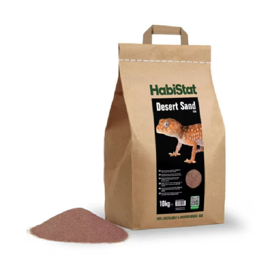Substrat rosu pentru specii de reptile desertice, HabiStat Desert Sand Red, 10 kg