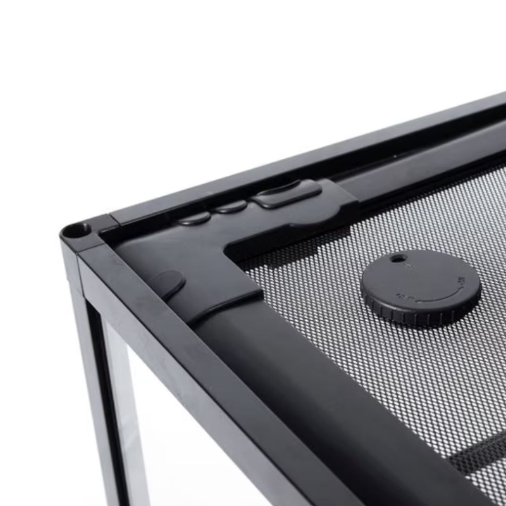 Terariu din sticla pentru reptile, HabiStat, 60x45x45 cm, ambalat plat