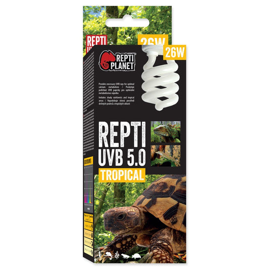 Bec cu UVB pentru reptile, Repti Planet Bulb 5.0 26W