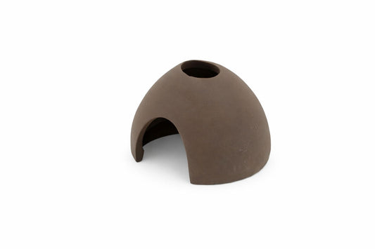 Decor ceramic acvariu Red Crane ascunzatoare tip cupola ST-201