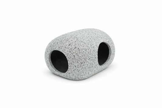 Decor ceramic acvariu Red Crane ascunzatoare dubla tip piatra ST-1602