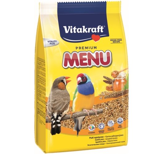 Hrana pentru pasari exotice Vitakraft Premium Menu 500G