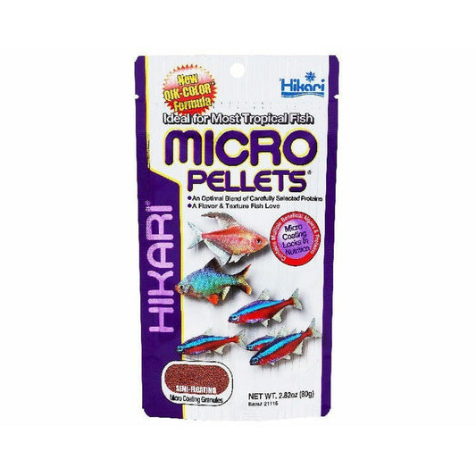 Hrana pentru pesti mici, Hikari Micro Pellets, 45 g