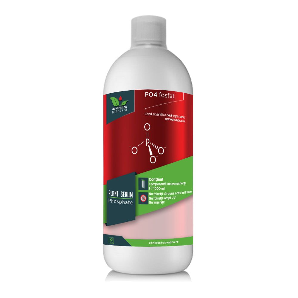 Fertilizant pentru plante acvatice pe bază de fosfat, Plant Serum PO4, 1000 ml