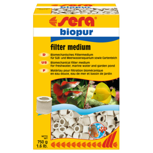 Mediu de filtrare biomecanică, Sera Biopur, 750g