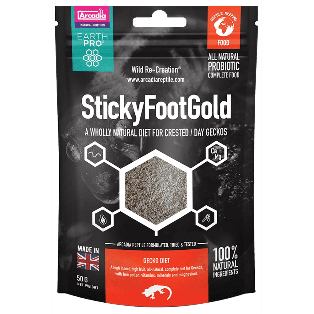 Arcadia StickyFootGold púder, visszazárható zacskó 50g