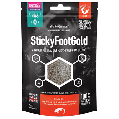 Pudră Arcadia StickyFootGold, pungă resigilabilă 50g