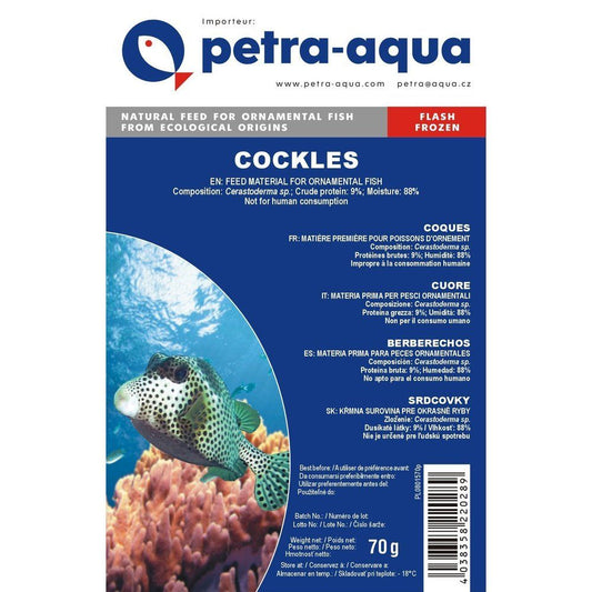 Scoici congelate, FROZEN COCKLES, blister 70 g