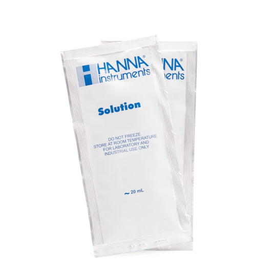 Soluție tampon de calibrare a TDS standardizata cu conductometru, Hanna, plic soluție 20ml