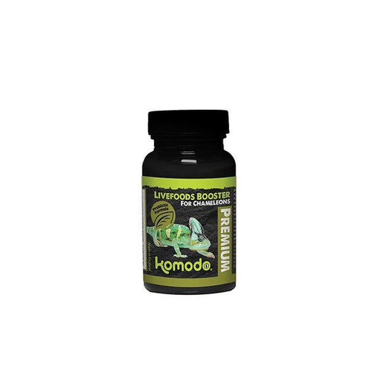 Substanțe nutritive complete pentru cameleoni Komodo Premium Livefoods Booster 75g