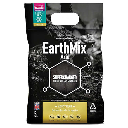 Substrat pentru reptile, Arcadia Earth Mix Arid