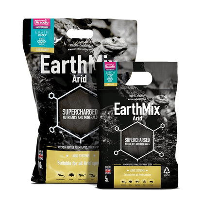 Substrat pentru reptile, Arcadia Earth Mix Arid